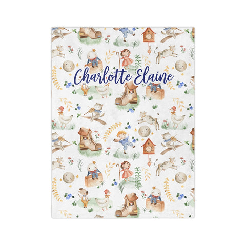 Nursery Rhymes Personalized baby Blanket, Amazing Faith Designs