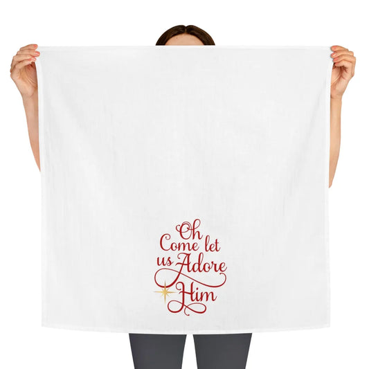 Let's Get Lit + Let's Get Elfed Up Custom Christmas Kitchen Tea Towels
