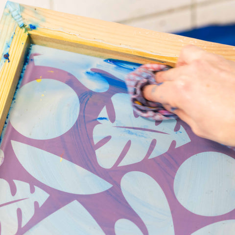 How to clean and reclaim your screen printing screens.