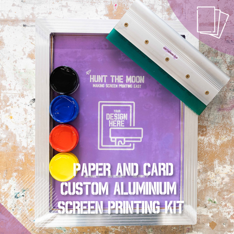 aluminium screen with your image custom screen printing kit