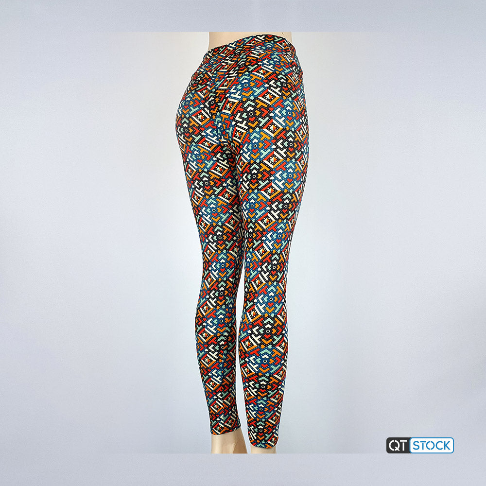 LulaRoe OS Leggings 153 Psychedelic Tribal