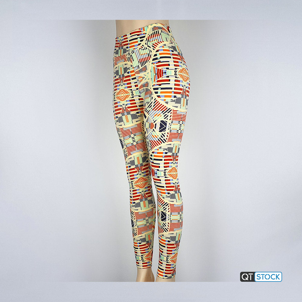 LulaRoe OS Leggings 135 Geometric Tribal