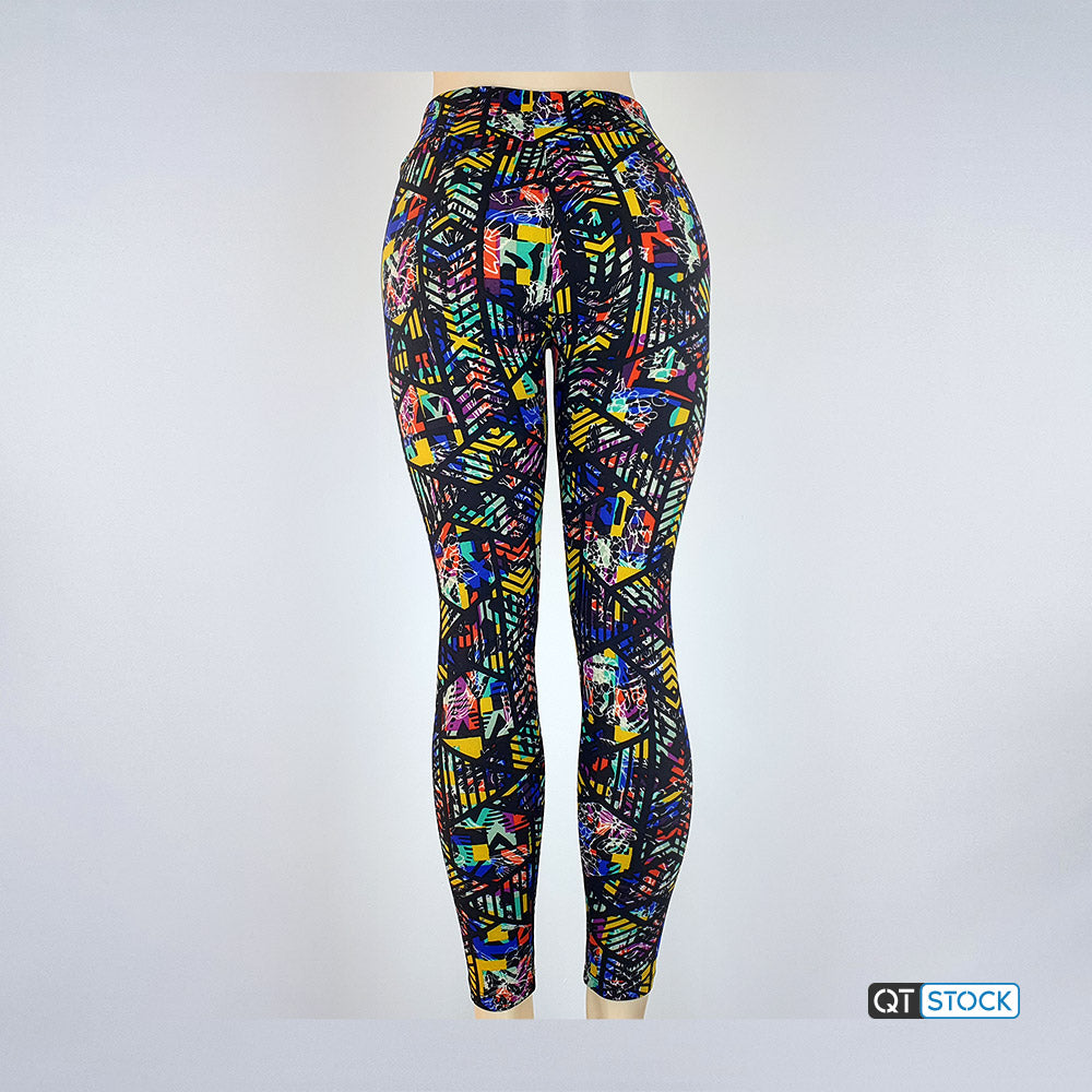 LuLaRoe One Size Skull Leggings Multicolored - Depop