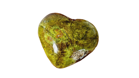 coeur en opale verte