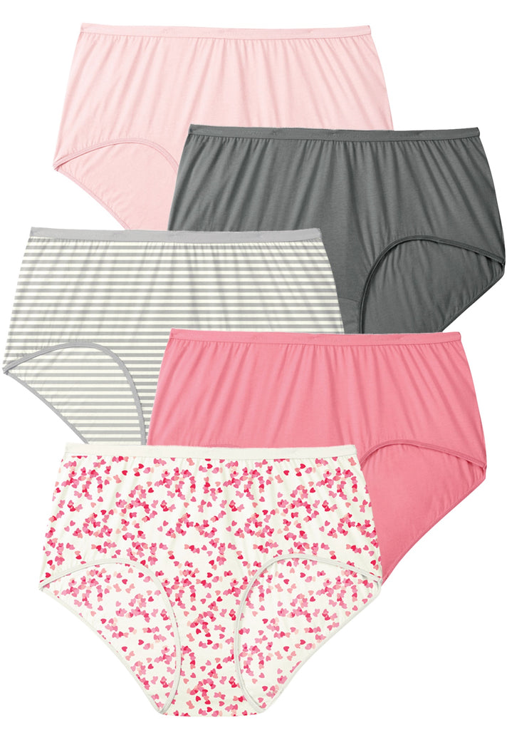 Cotton Brief 5-Pack  Comfort Choice – CurveWear