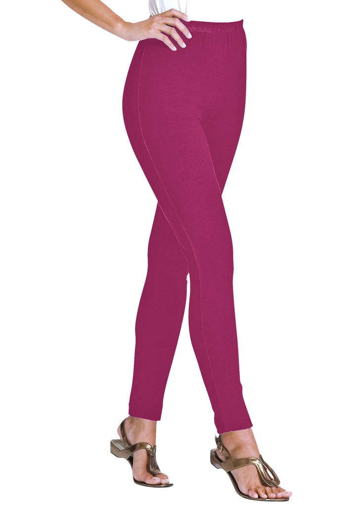 Stretch Cotton Legging  Woman Within – CurveWear