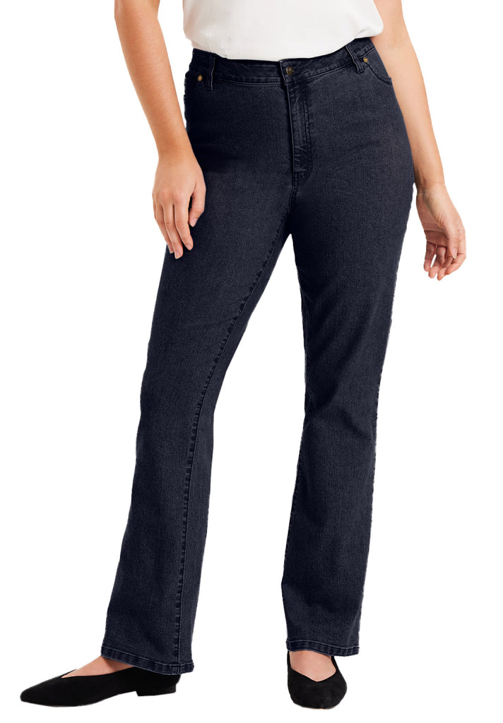 June + Vie By Roaman's Women's Plus Size Formfit Bootcut Ponte