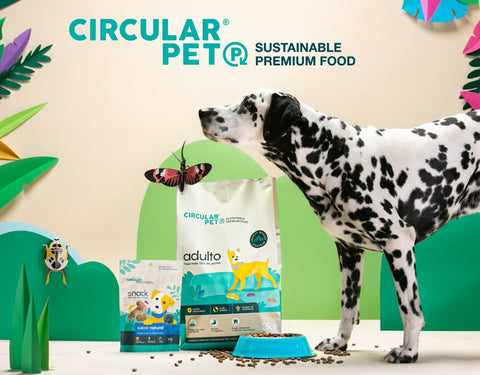 circular pet perro alimento sustentable insecto hipoalergénico