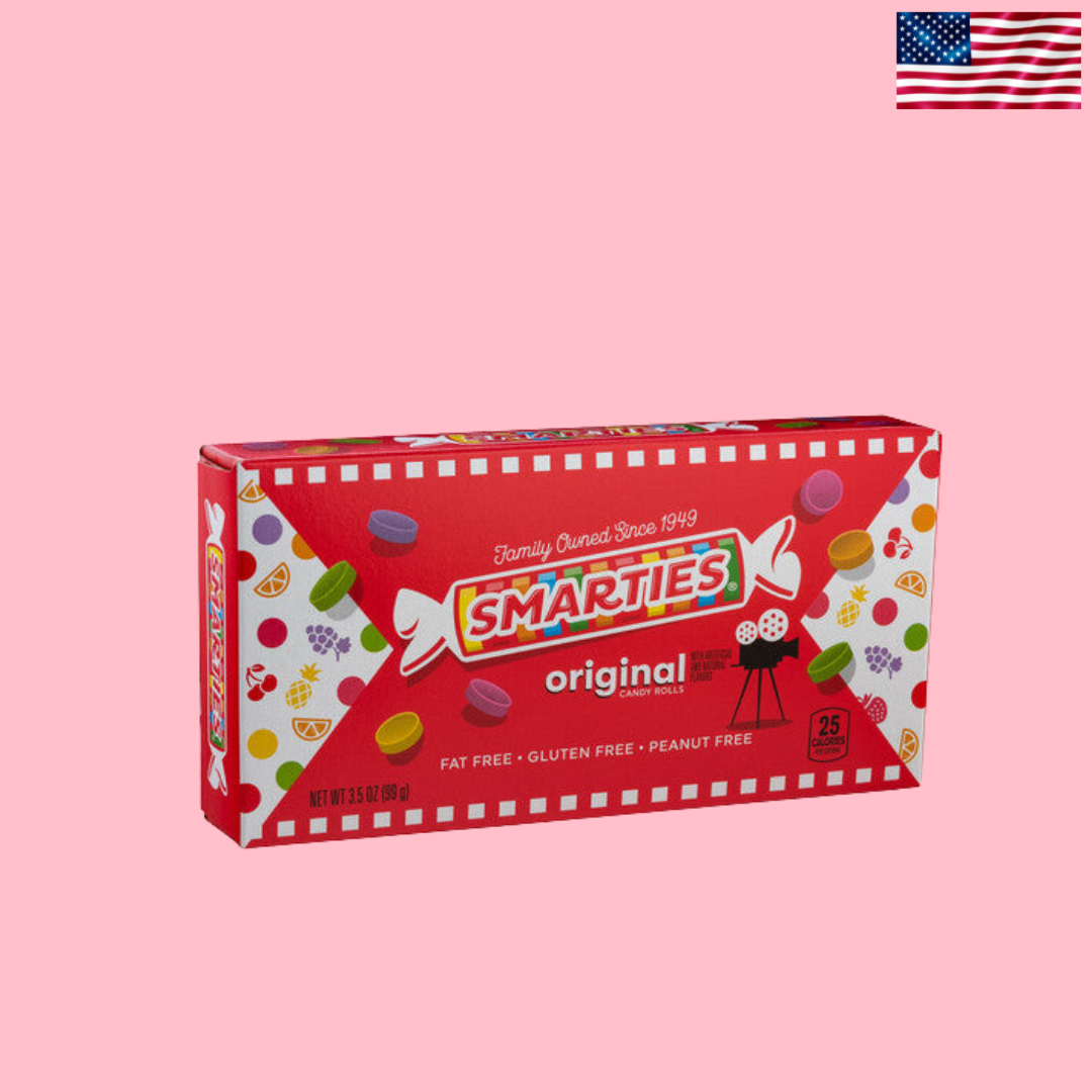 USA Smarties Candy Rolls Theatre Box 99g