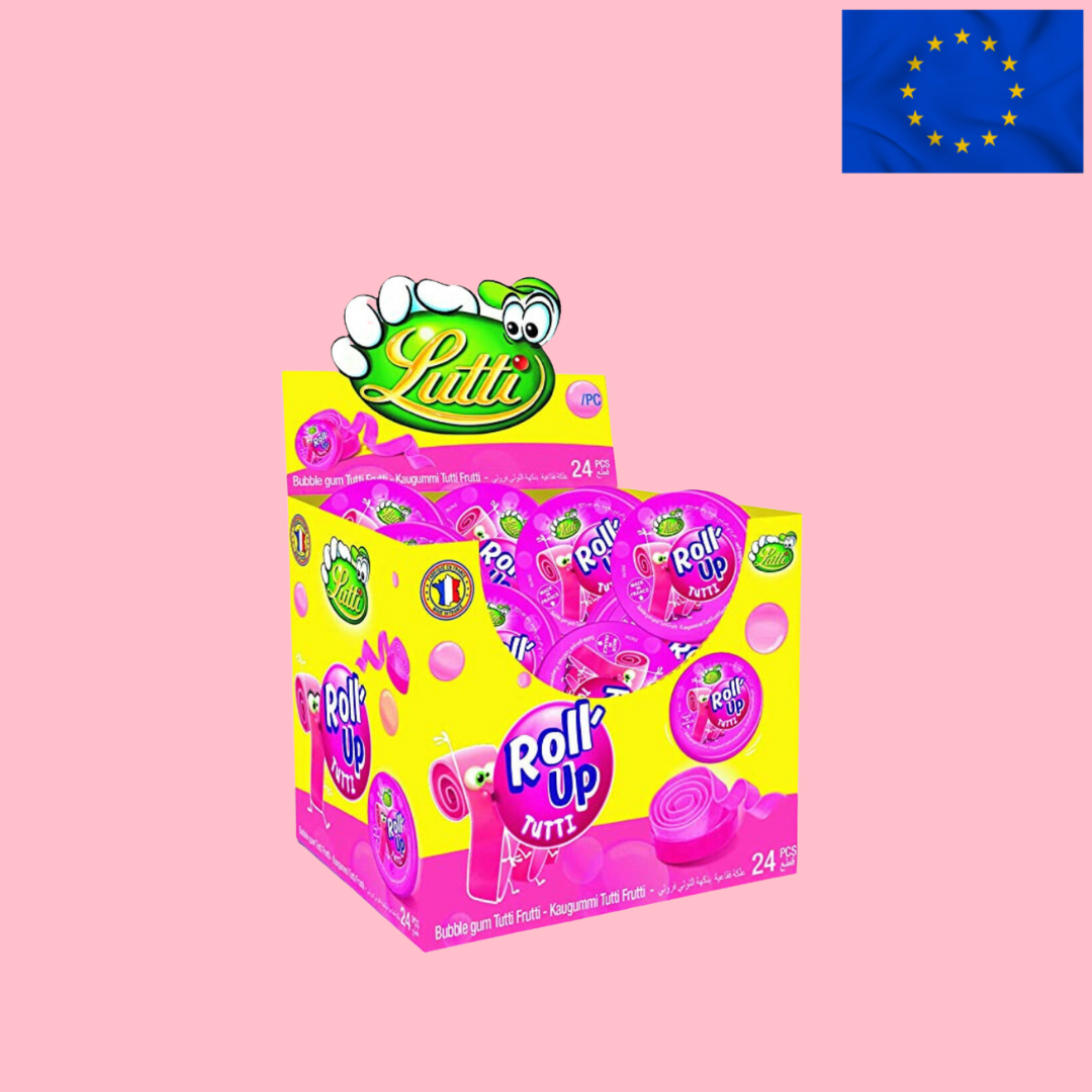 Lutti Roll Up Tutti Frutti Gum 29g (EU)