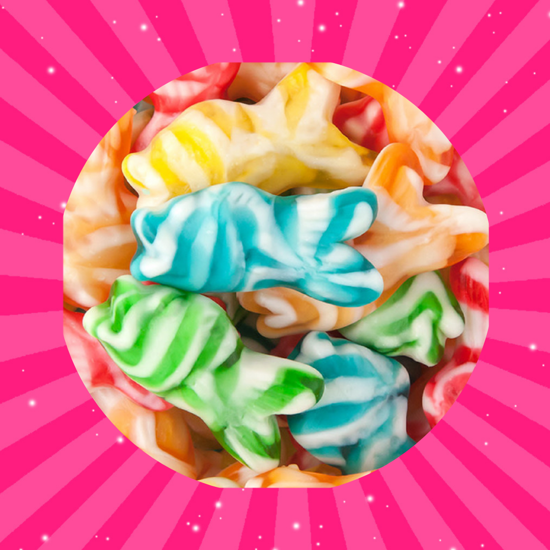 Groovy Sweets Pick N Mix Grab Bag - Swirly Fish 250g