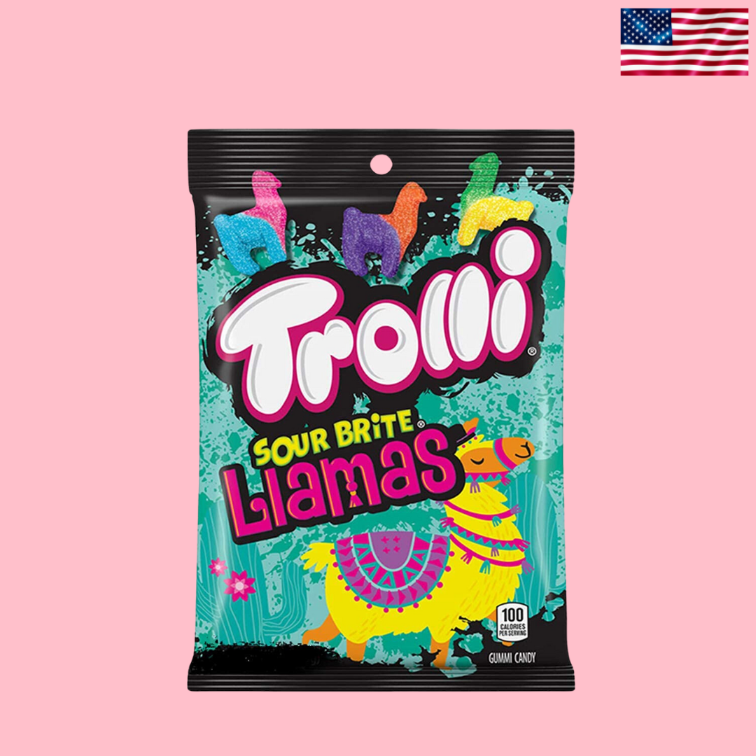 USA Trolli Sour Brite Llamas Peg Bag 120g