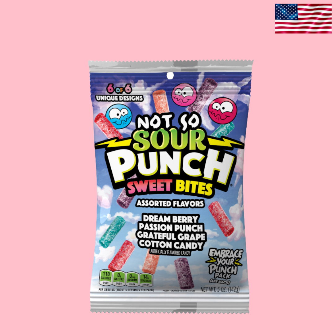 USA Sour Punch Not So Sour Bites 142g