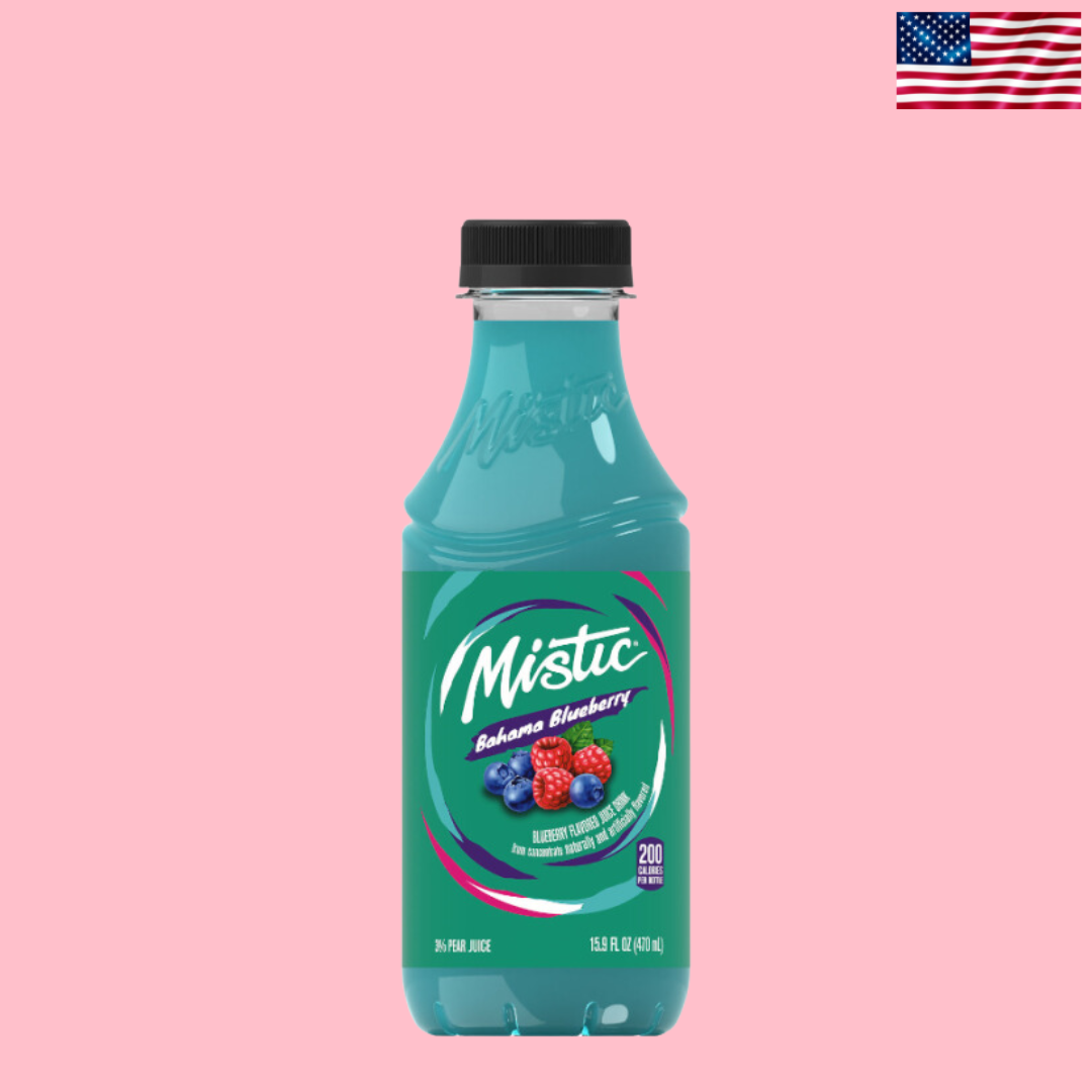 USA Mistic Kiwi Tropical Bahama Blueberry Juice Drink 470ml