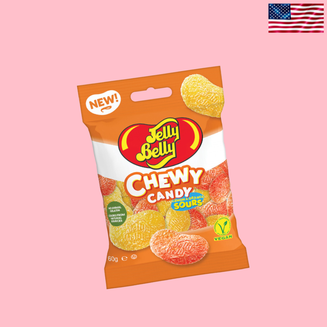USA Jelly Belly Chewy Candy Lemon & Orange Sours 60g