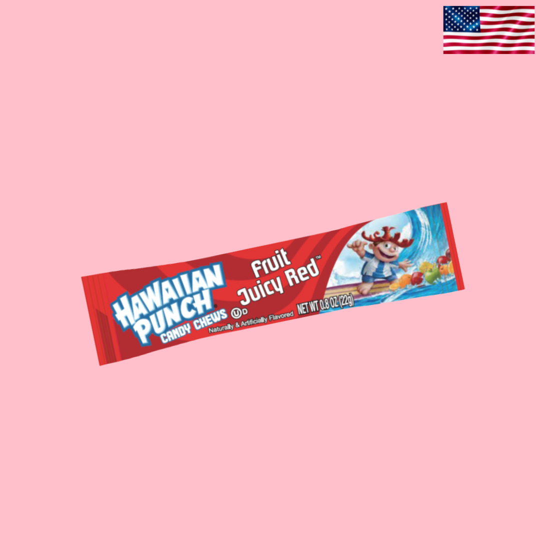 USA Hawaiian Punch Chew Bar Juicy Fruit Red 23g