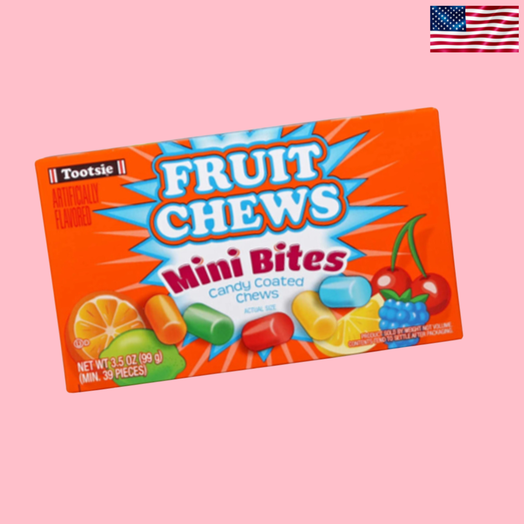 USA Tootsie Fruit Chews Mini Bites Theatre Box 99g