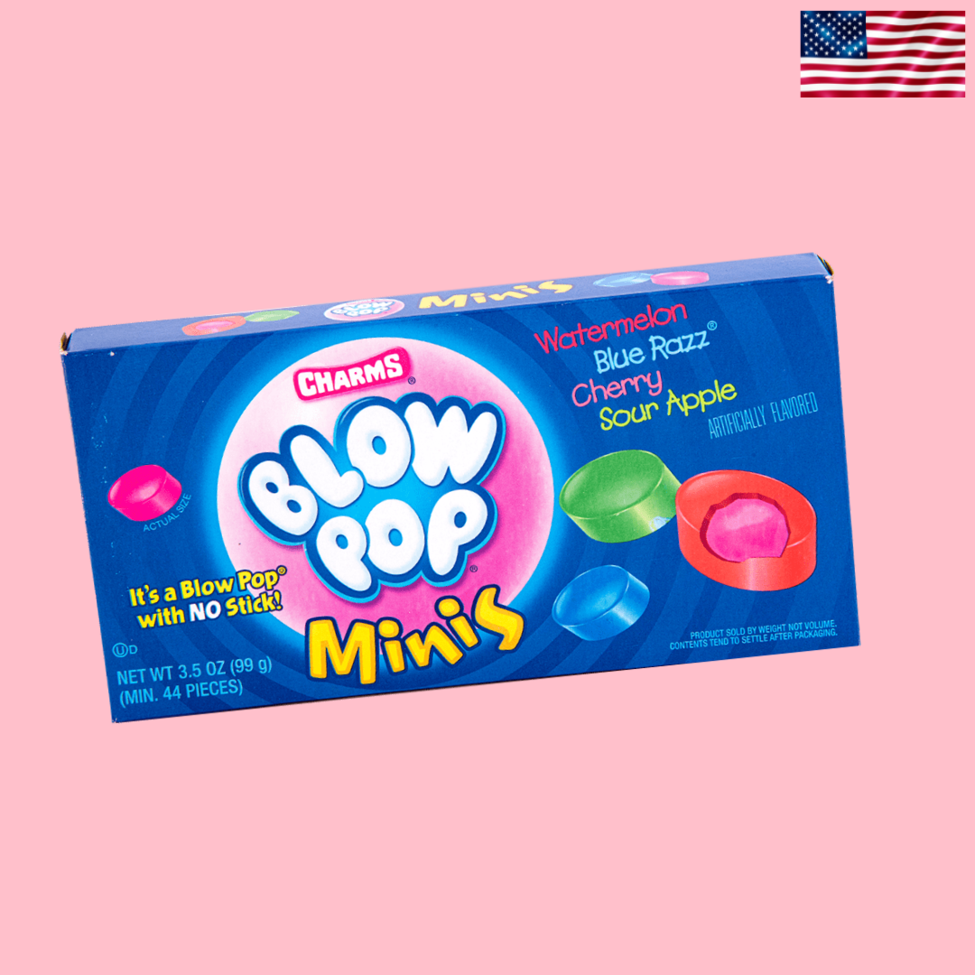 USA Charms Blow Pop Mini’s Theatre Box 99g