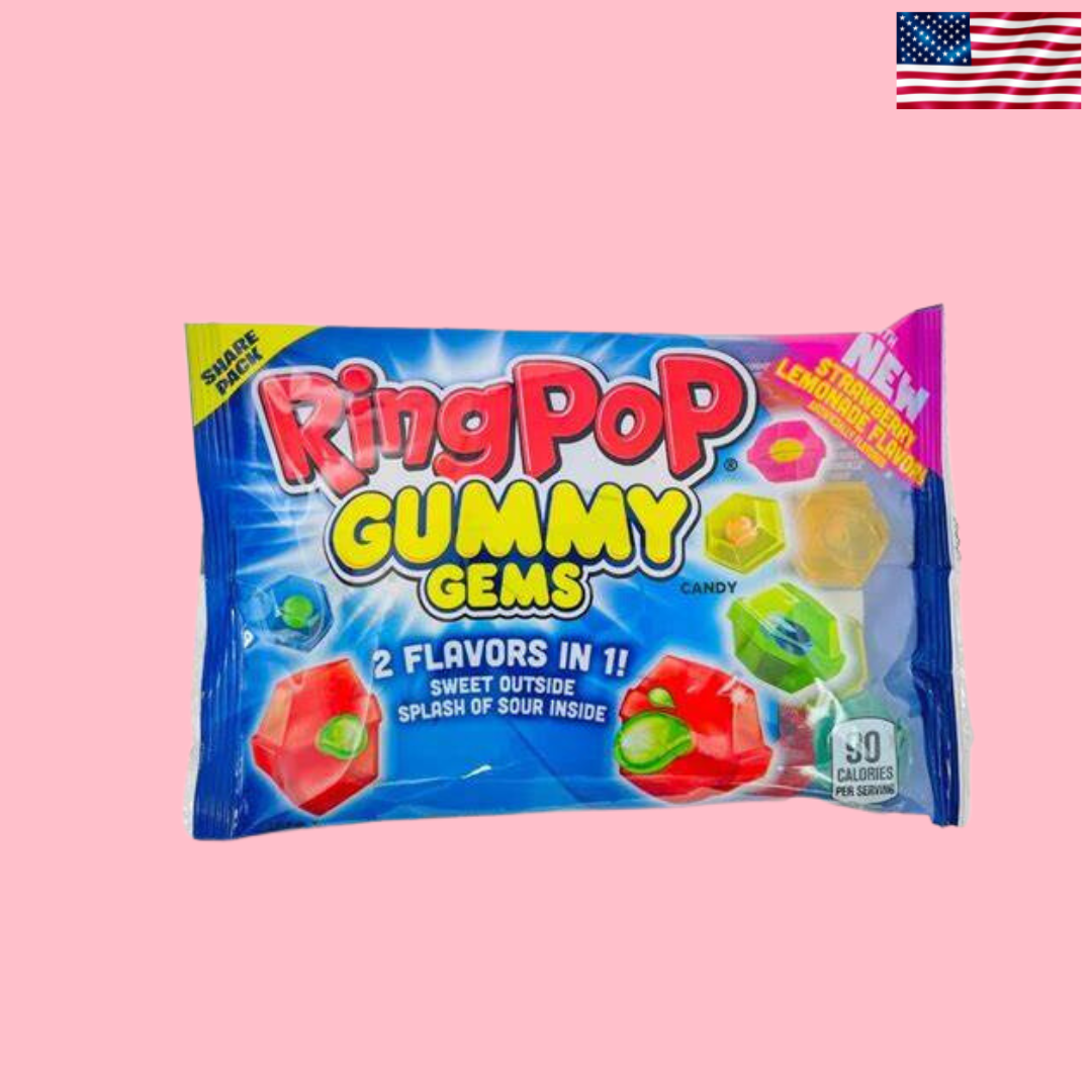 Topps Ring Pop Gummy Gems 105g
