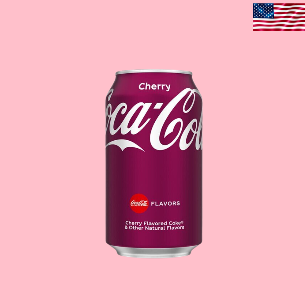 USA Coca-Cola Cherry Soda Can 355ml ***CHECK DATE****