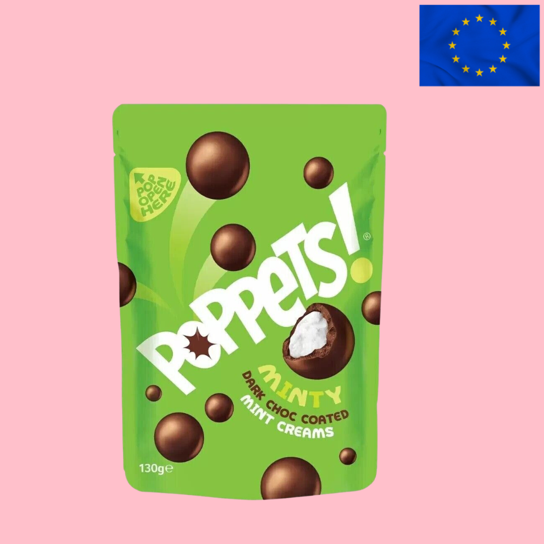 Poppets Dark Chocolate Coated Mint Creams 120g