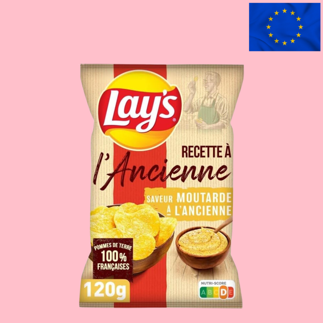 Lay’s Honey & Mustard Crisps 120g (France)