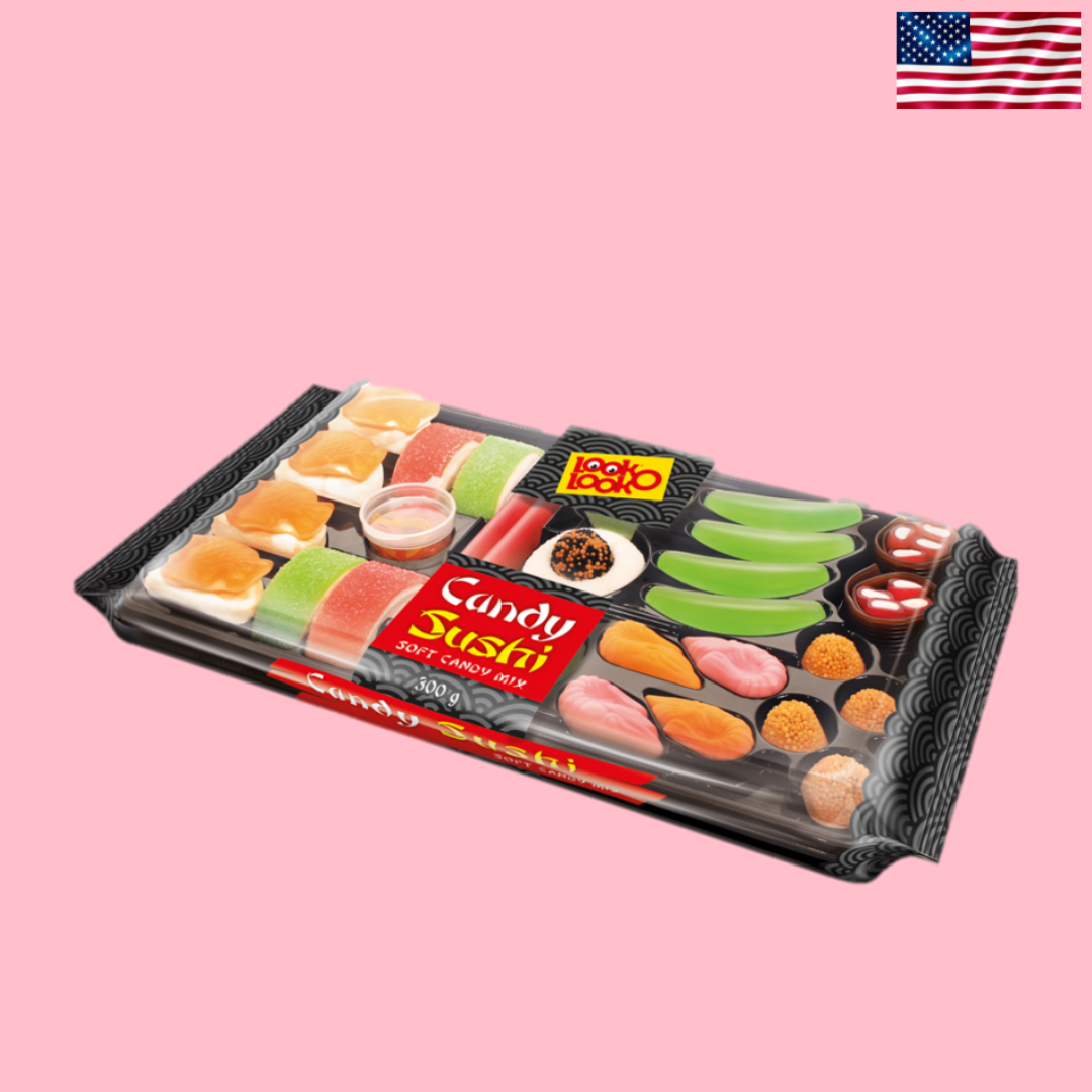 USA Look -O- Look Candy Sushi Tray 100g