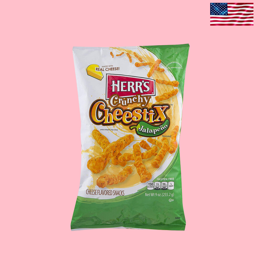 Herr’s Jalapeno Crunchy Cheestix 227g