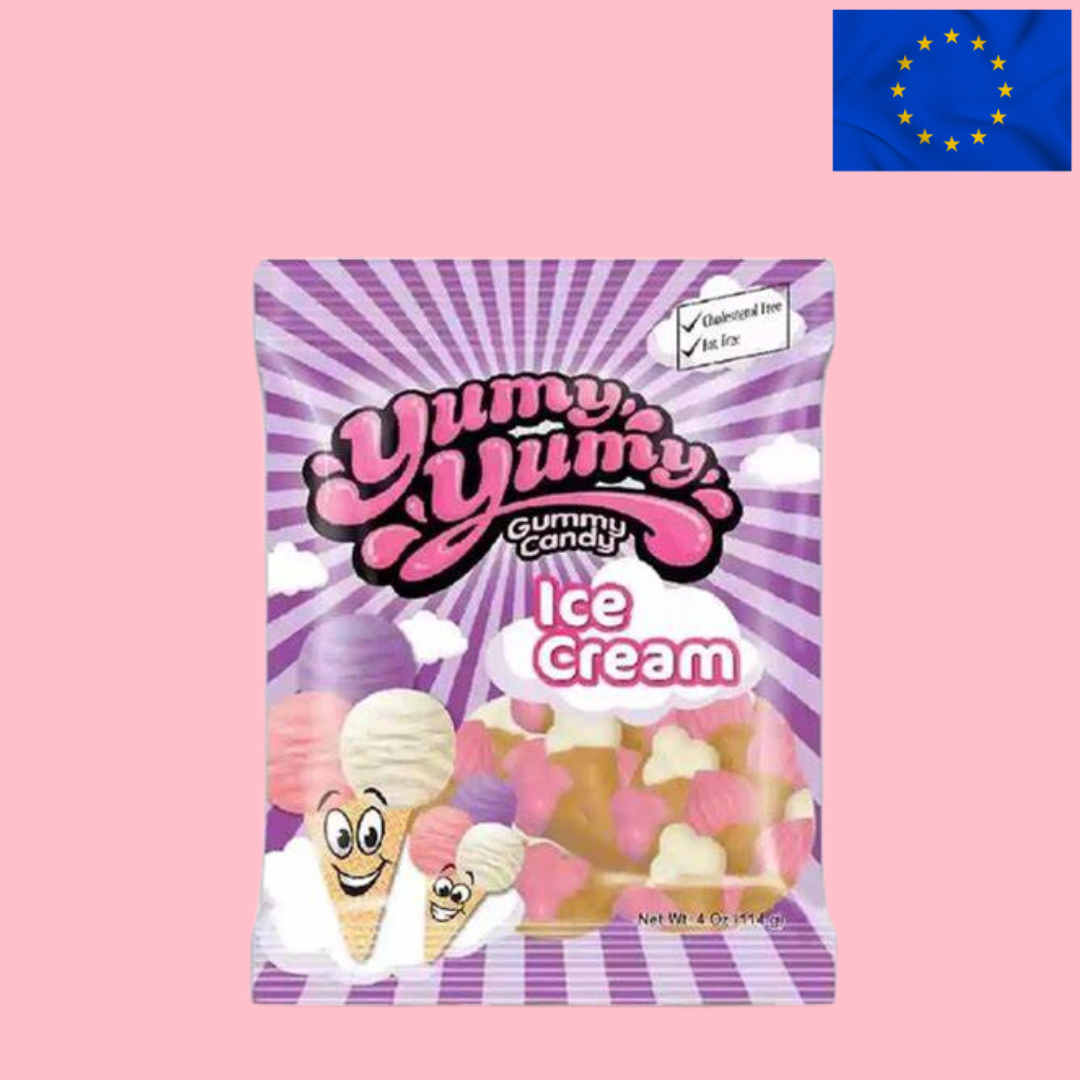 Yumy Yumy Gummy Candy Ice Cream Cones 114g (EU)