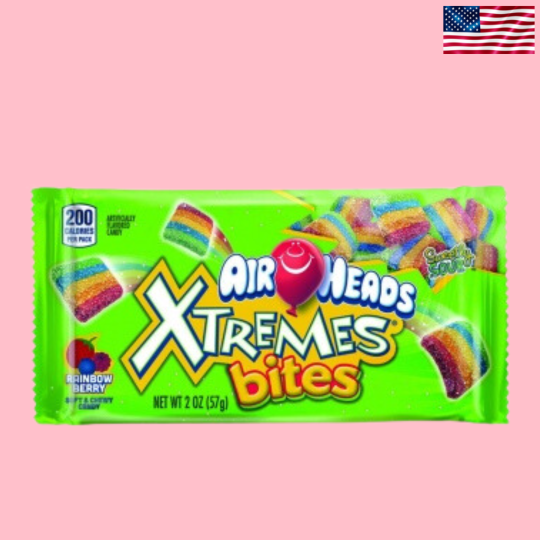 USA Airheads Xtreme Bites Rainbow Berry 57g