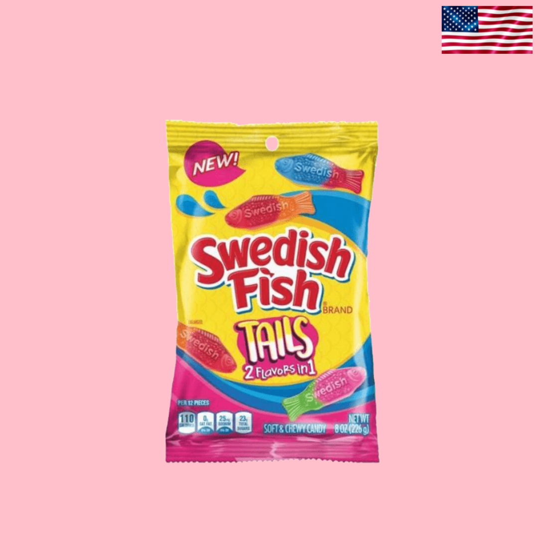 USA Swedish Fish Big Tails Peg bag 102g