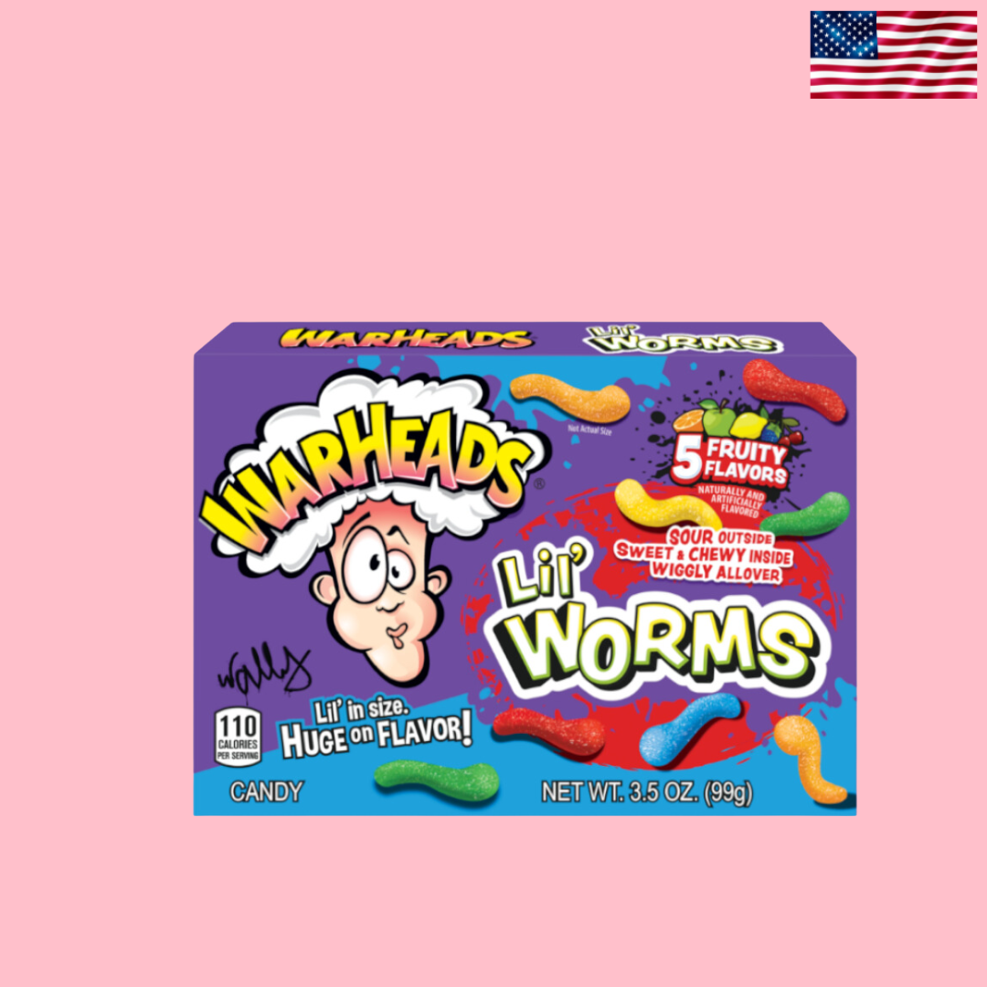 USA Warheads Lil Worms Theatre Box 114g