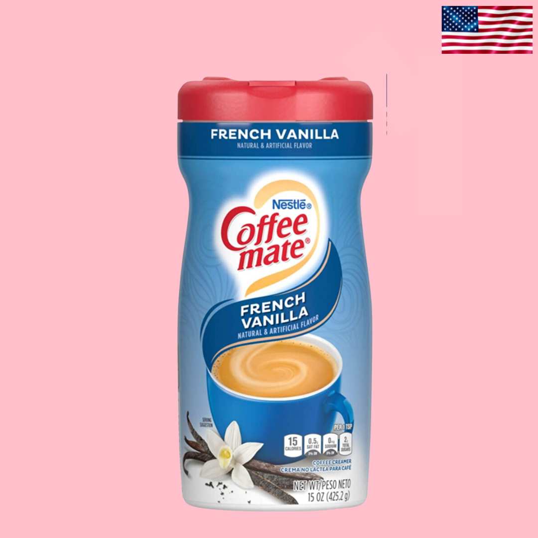 USA Coffee Mate French Vanilla Coffee Creamer Tub 15oz