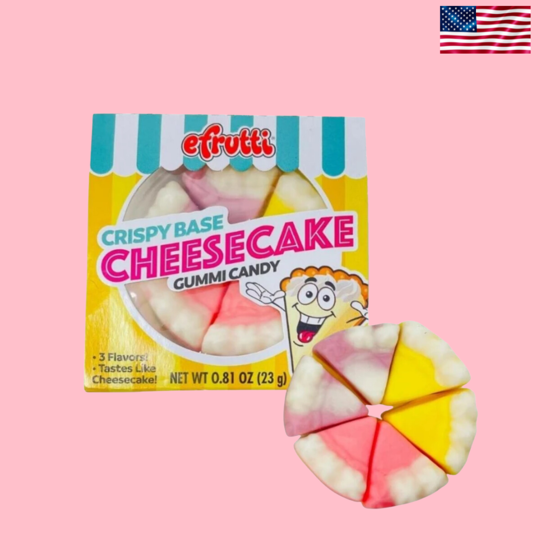 USA E-Frutti Crispy Base Cheesecake Gummi Candy 23g