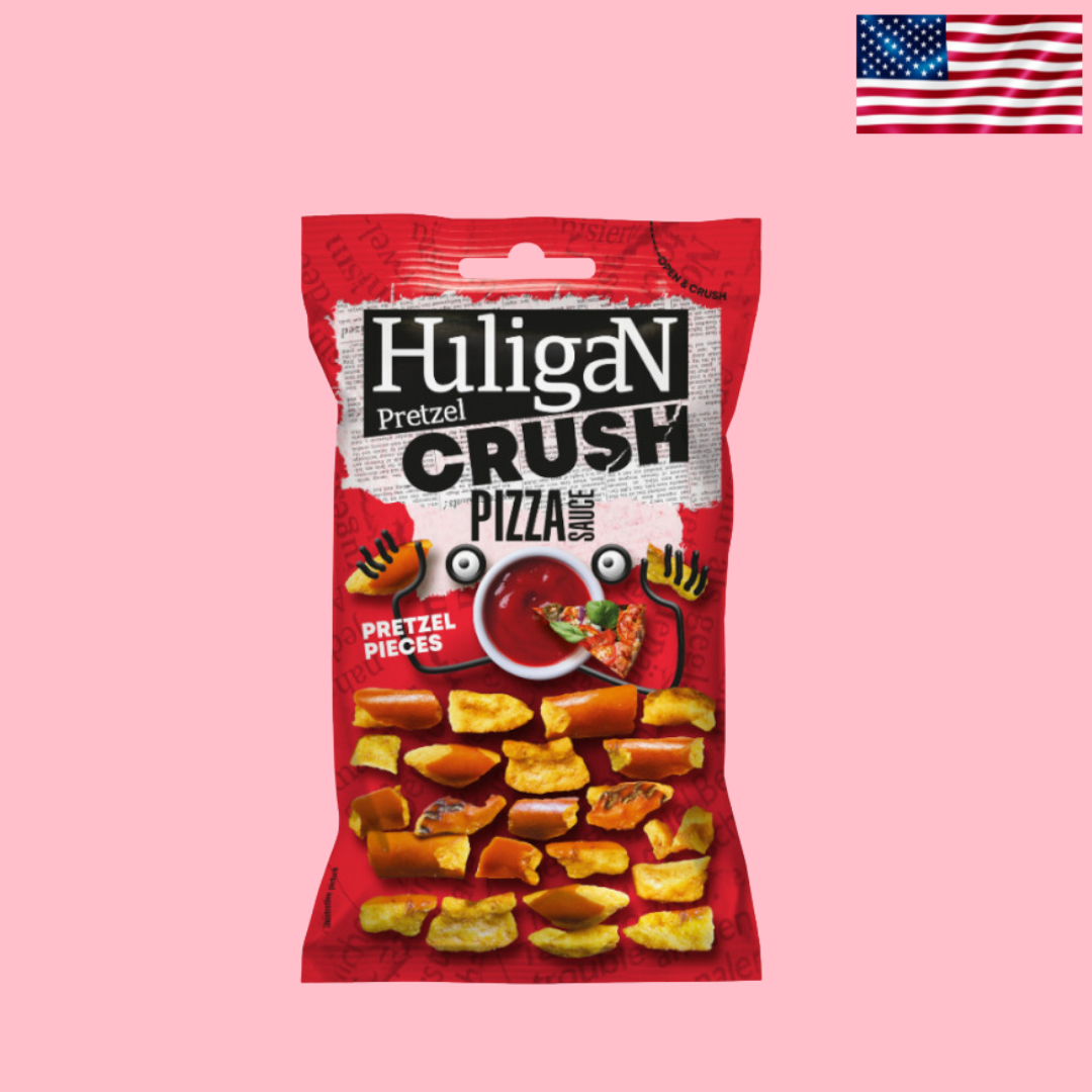 USA Huligan Pretzel Pieces - Pizza 65g