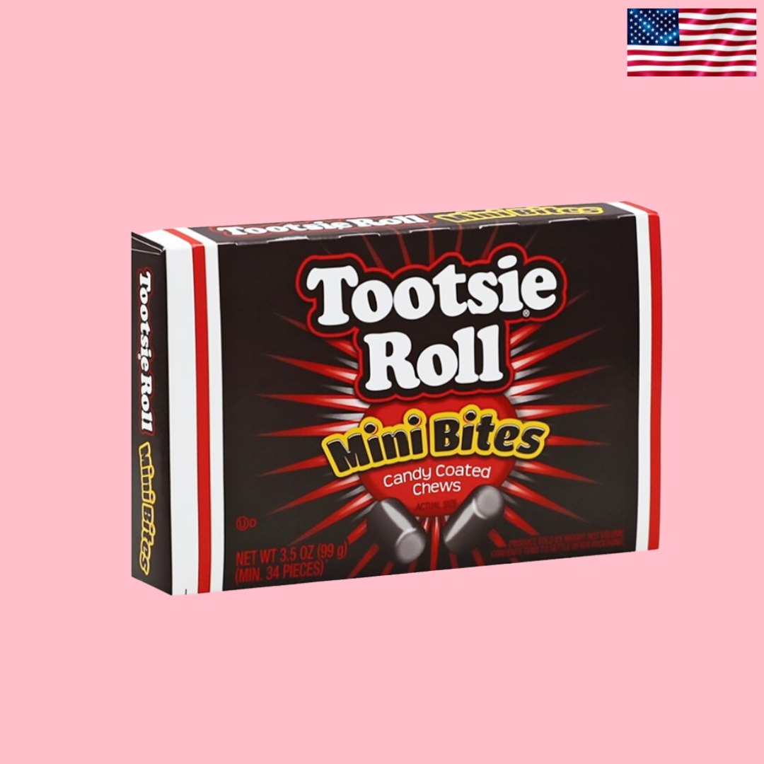 USA Tootsie Roll Mini Bites Theatre Box Candy Chews 99g