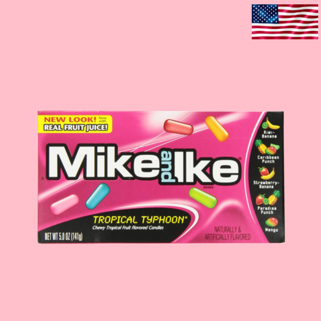 USA  Mike And Ike Tropical Typhoon Theatre Box Original Chewy Candy 141g