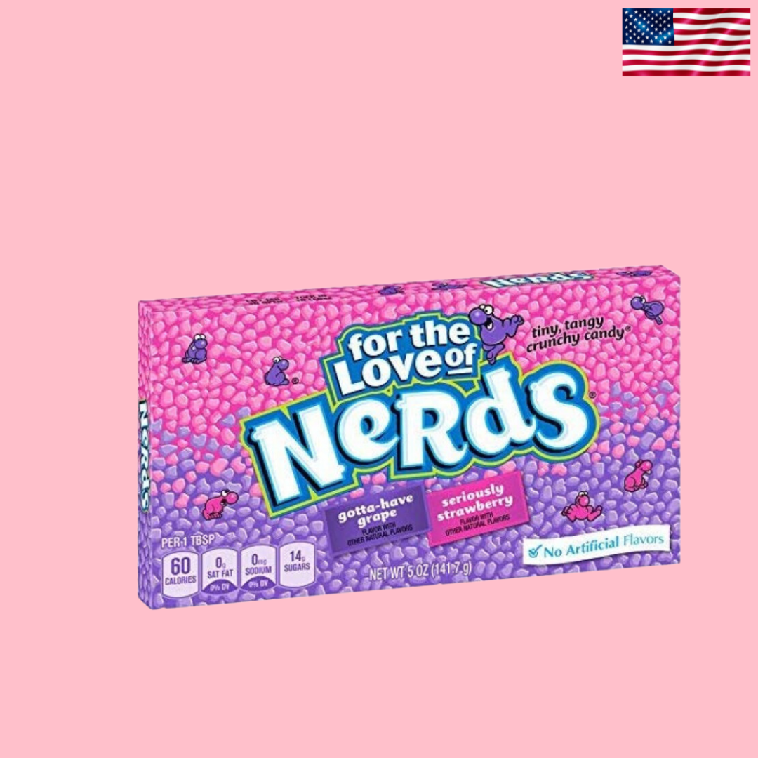 USA Nerds Grape & Strawberry Candy Theatre Box 141g
