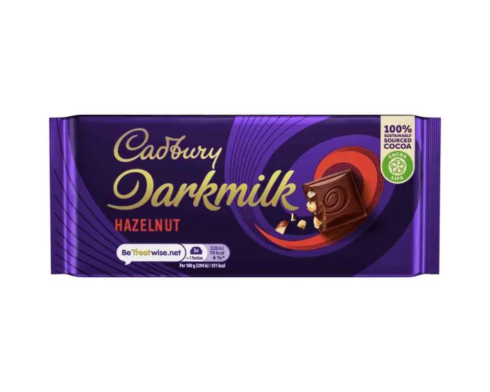 LIMITED EDITION Cadbury Darkmilk Hazelnut 85g *PLEASE CHECK DATE*