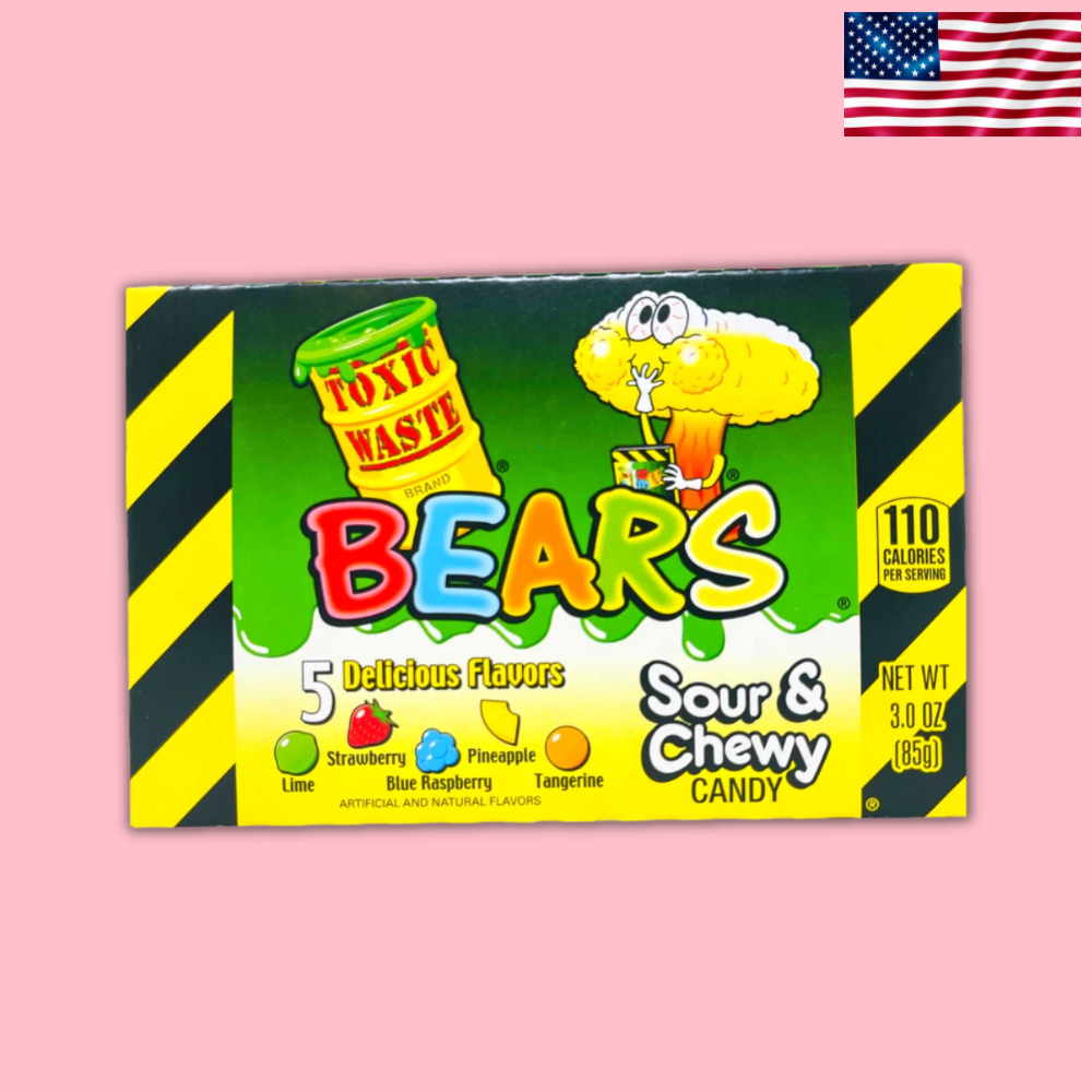 USA Toxic Waste Bears Theatre Box 85g