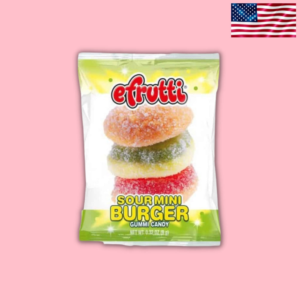 USA E-Frutti Sour Burger Candy 9g