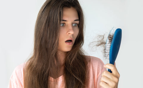 Woman Shocked By Hair Fall