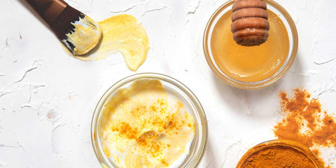 honey and turmeric face pack