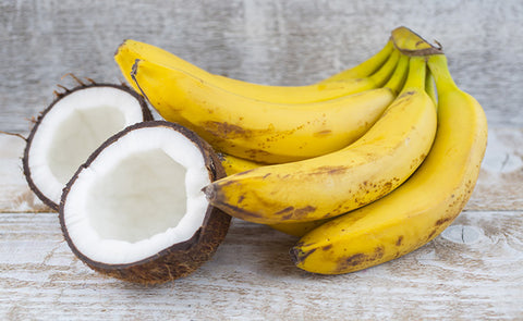 coconut and banana for dry hair