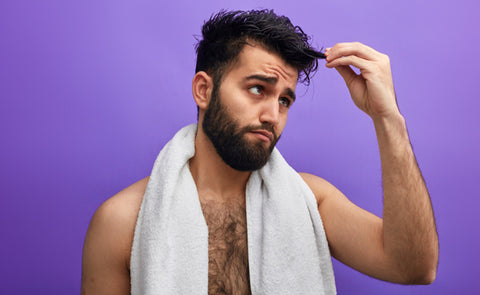 Man Concerned About Hair