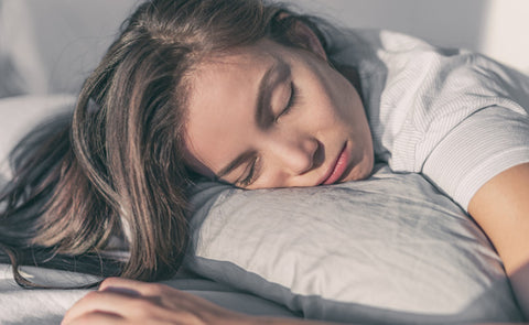 Woman Sleeping On Her Side