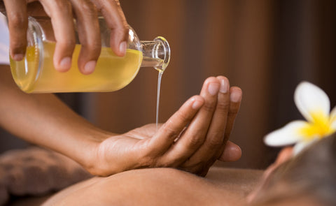 Woman Getting A Body Massage