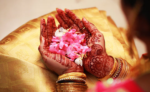  Bride With Flowers