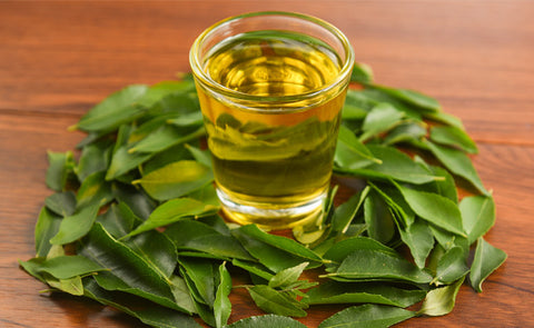 Coconut Oil With Curry Leaves