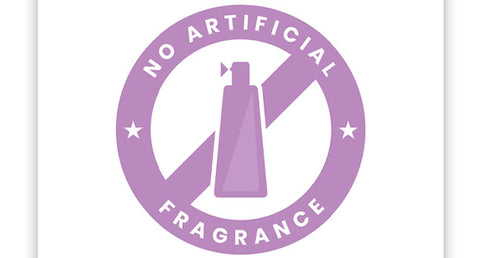 no artificial fragrances' sign